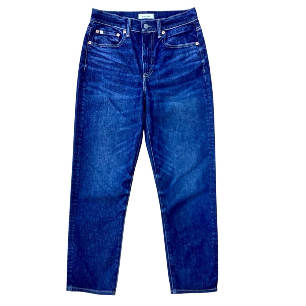 AE77 Premium Mom Jeans 28x27.5 (Size 6) Stretch Dark